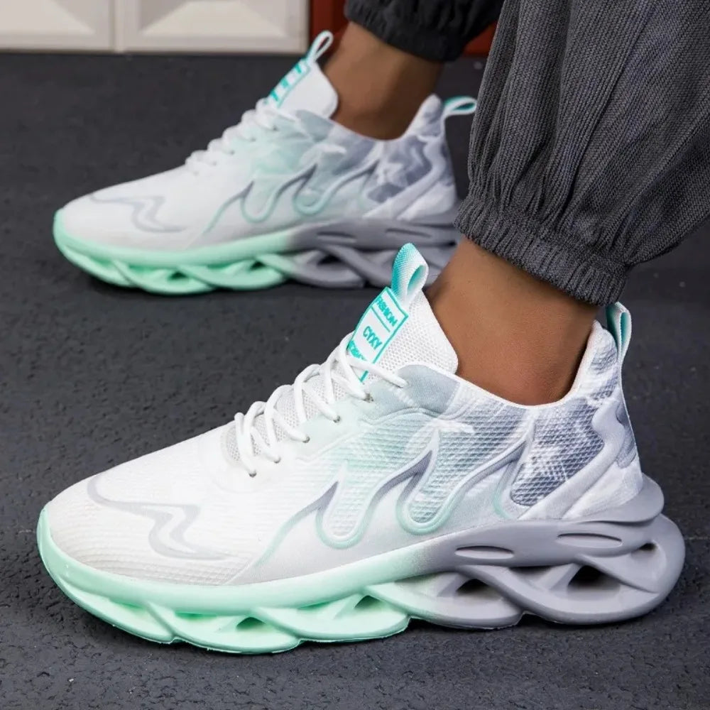 Flame Print Men's Sports Shoes