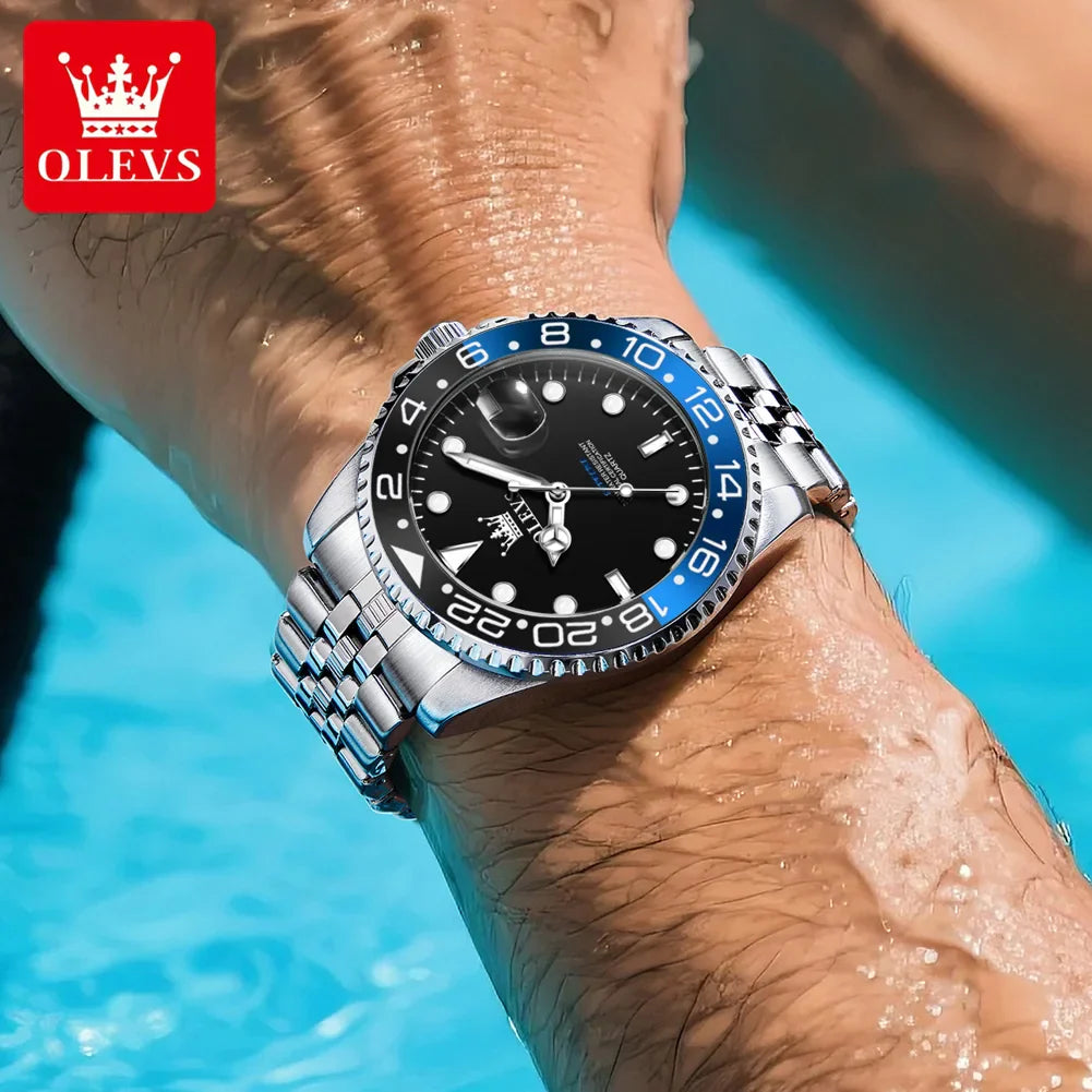 Reloj deportivo de acero inoxidable para hombre