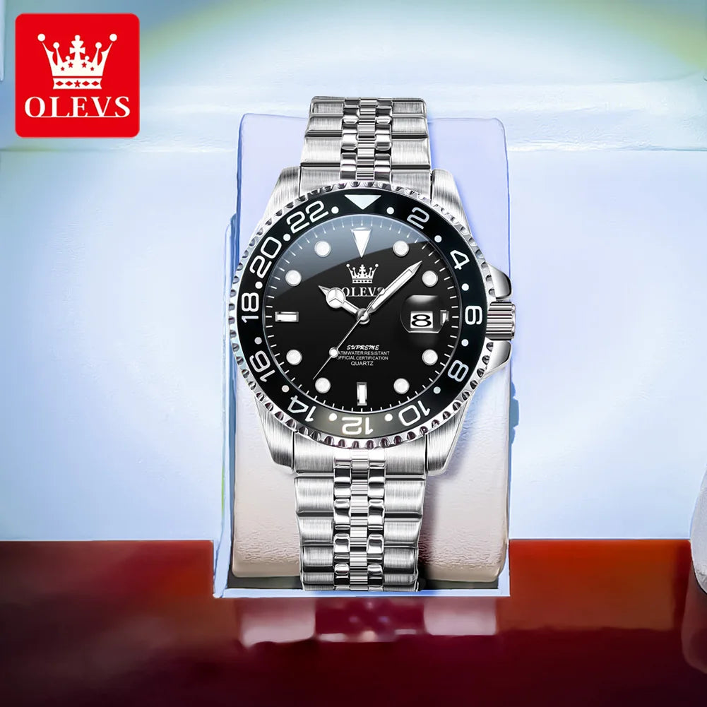Reloj deportivo de acero inoxidable para hombre