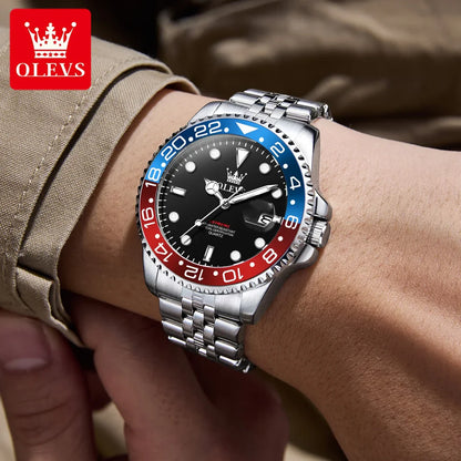 Reloj deportivo de acero inoxidable para hombre