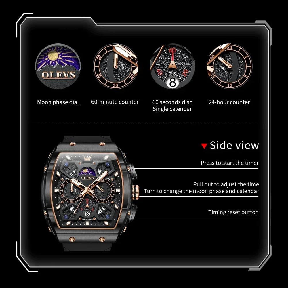 Elegant Glow Men's Watch